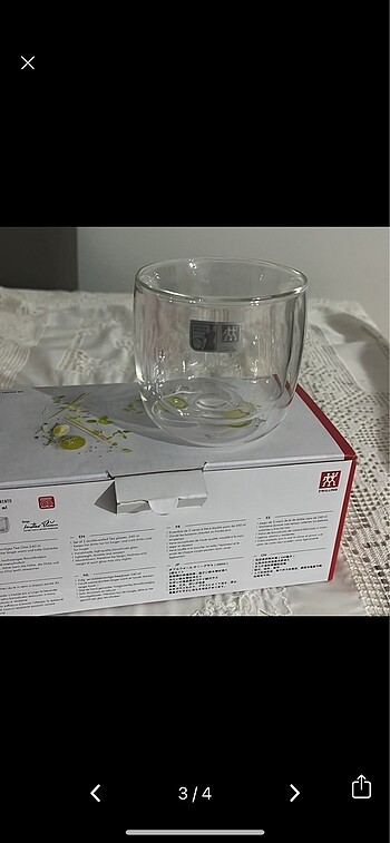 Beden Zwilling çift cidarlı çay bardağı