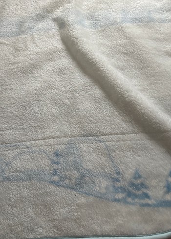 Recos Kabartmalı Mavi Bebek Battaniyesi - Görsel 3