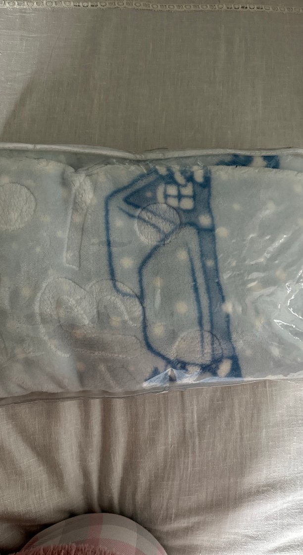 Recos Kabartmalı Mavi Bebek Battaniyesi - Görsel 4