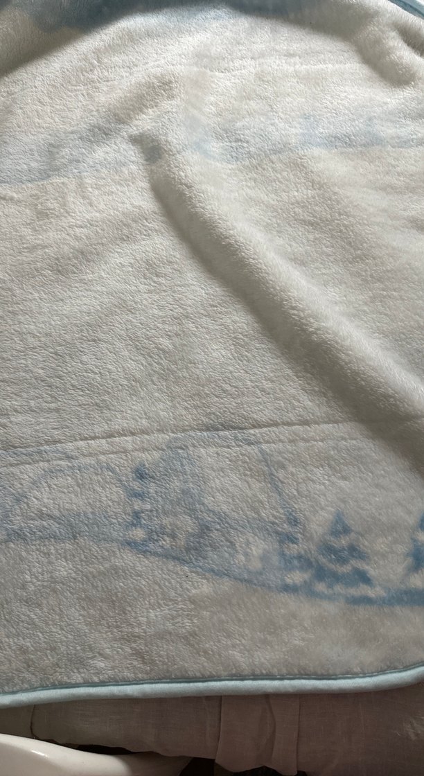 Recos Kabartmalı Mavi Bebek Battaniyesi - Görsel 3