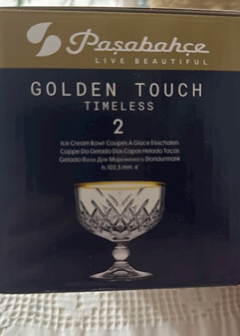 Paşabahçe Golden Touch Timeless Dondurmalık - Görsel 2