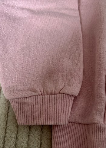Hm Kız Çocuk Pembe Kapüşonlu Fermuarlı Sweatshirt - Görsel 2