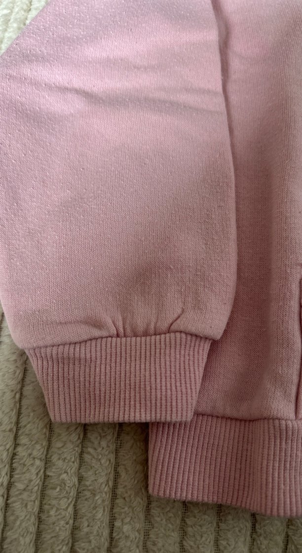 Hm Kız Çocuk Pembe Kapüşonlu Fermuarlı Sweatshirt - Görsel 2