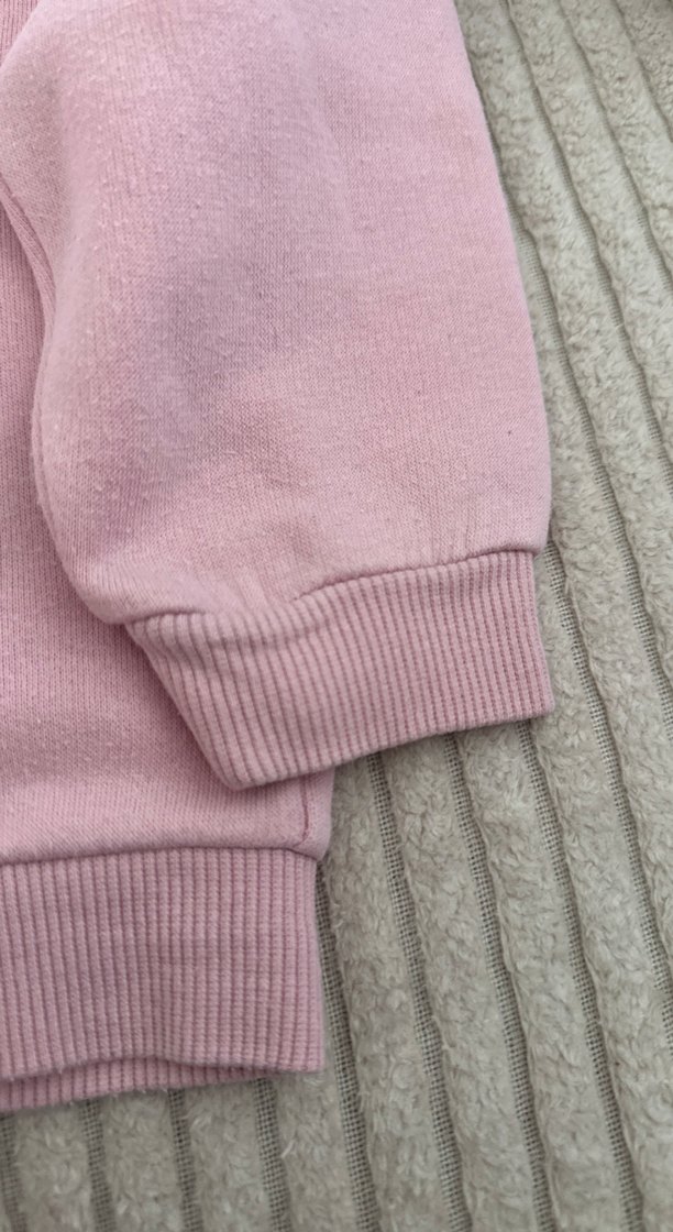 Hm Kız Çocuk Pembe Kapüşonlu Fermuarlı Sweatshirt - Görsel 3