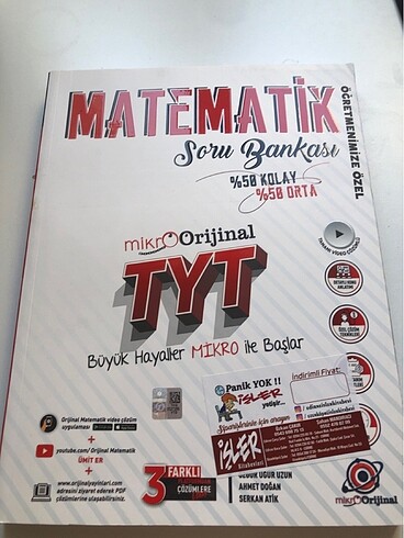 MİKROORİJİNAL-TYT MAT SORU BANKASI
