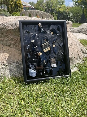 Double Black Label Kırık Şişe Sanatı