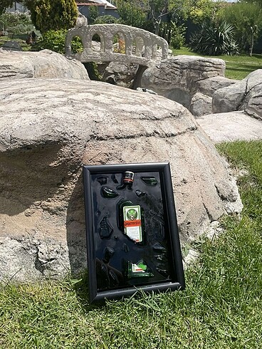 Beden Jagermeister Kırık Şişe Sanatı