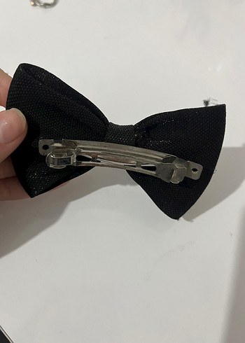 Düz Siyah Kadın Saç Aksesuarı - Görsel 3