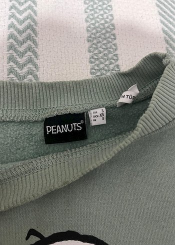 Gri Snoopy Baskılı Kadın Sweatshirt - Görsel 3