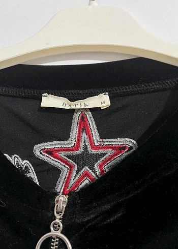 Siyah Nakışlı Püsküllü Kadın Ceket - Görsel 4