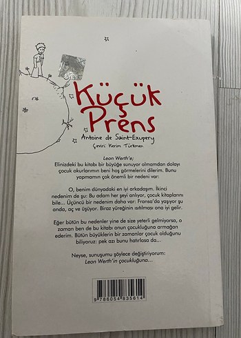 Küçük Prens - Antoine de Saint-Exupery - Görsel 2