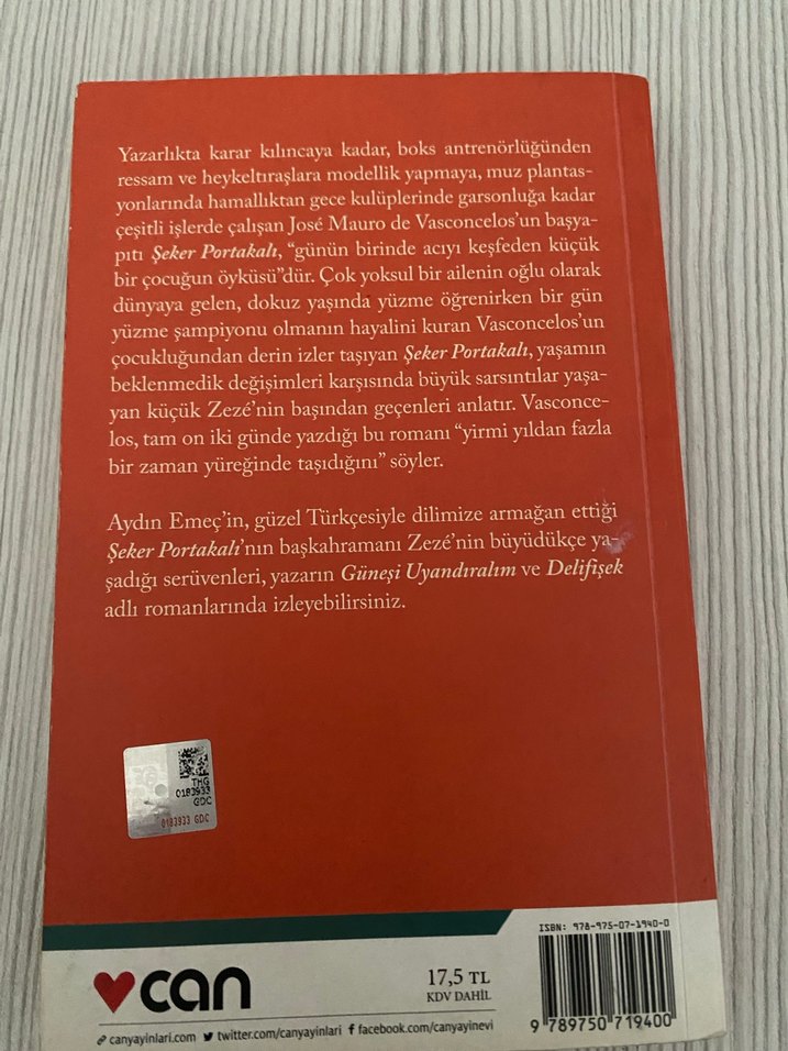 Şeker Portakalı - José Mauro de Vasconcelos - Görsel 2