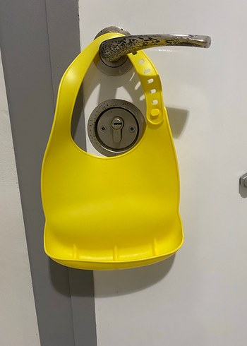 Sarı Bebek Mama Önlüğü - Görsel 3