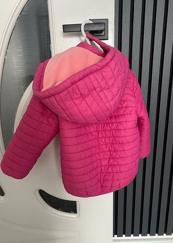 Kız Çocuk Pembe Fermuarlı Mont 3 yaş - Görsel 2