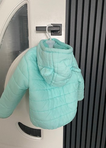 Kız Çocuk Mavi Fermuarlı Mont 3 yaş - Görsel 2