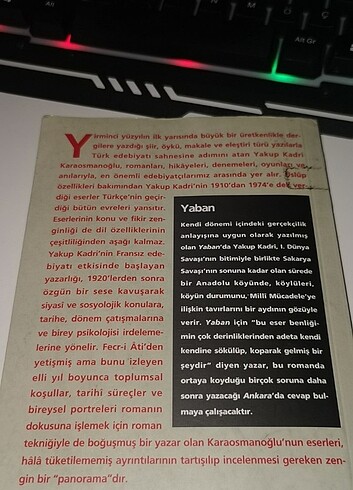  Yakup Kadri Karaosmanoglu-Yaban