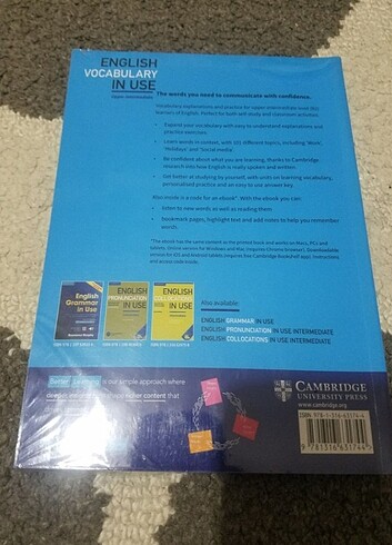  Beden Renk English Vocabulary in Use Upper-Intermediate Book 