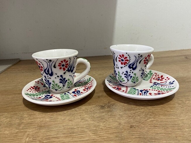 Etnik desen kahve fincanı