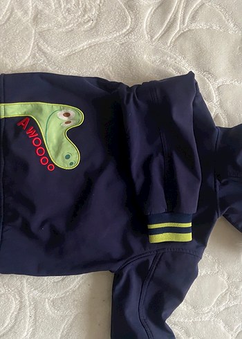 Erkek Çocuk Lacivert Fermuarlı Yağmurluk - Görsel 3