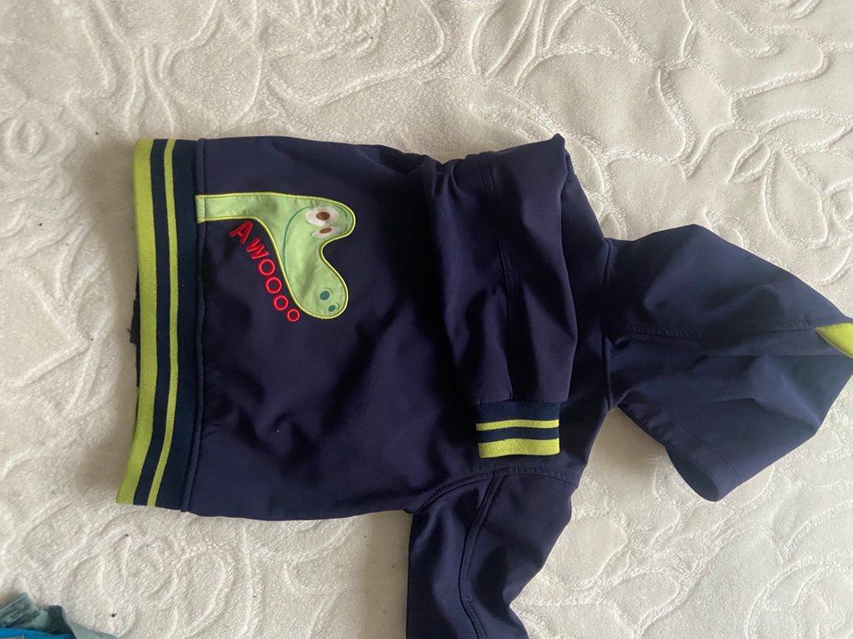 Erkek Çocuk Lacivert Fermuarlı Yağmurluk - Görsel 3