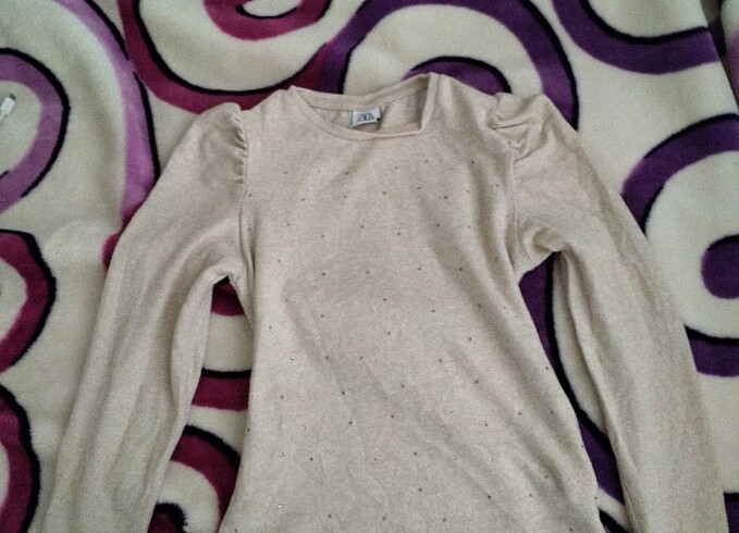 Zara Krem rengi Bluz