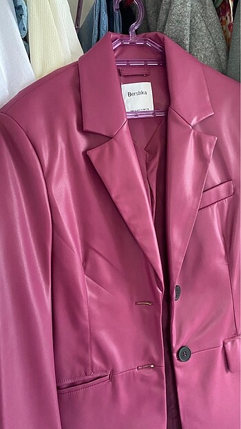Bershka BERSHKA DERİ BLAZER