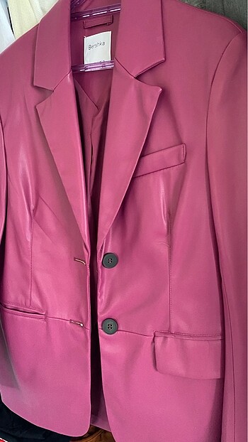 xs Beden BERSHKA DERİ BLAZER