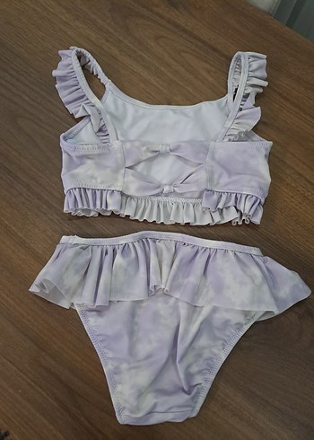 LC Waikiki Lcw Kız Çocuk Fırfırlı Lila Bikini Takımı