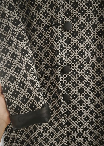 Stradivarius Düğmeli Gri Midi Kadın Kaban