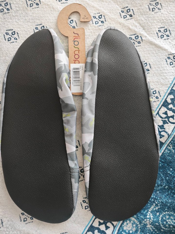 Gri Kamuflaj Desenli Erkek deniz ayakkabısı - Görsel 3