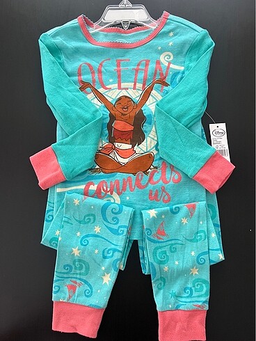 4 Yaş Beden turkuaz Renk Disney Pijama Takım