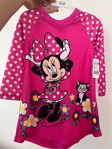 24-36 Ay Beden pembe Renk Disney Orjinal Elbise