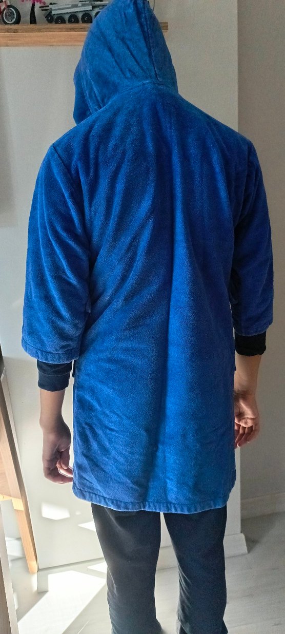 Lacivert Erkek Çocuk Bornoz - Görsel 2