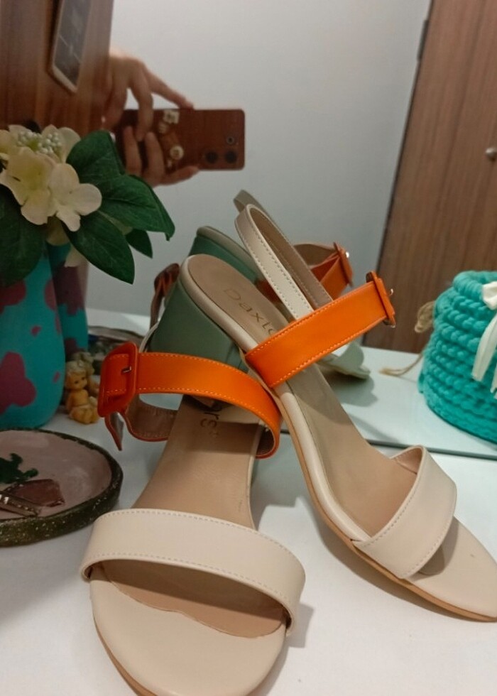 Yazlık sandalet - Görsel 4