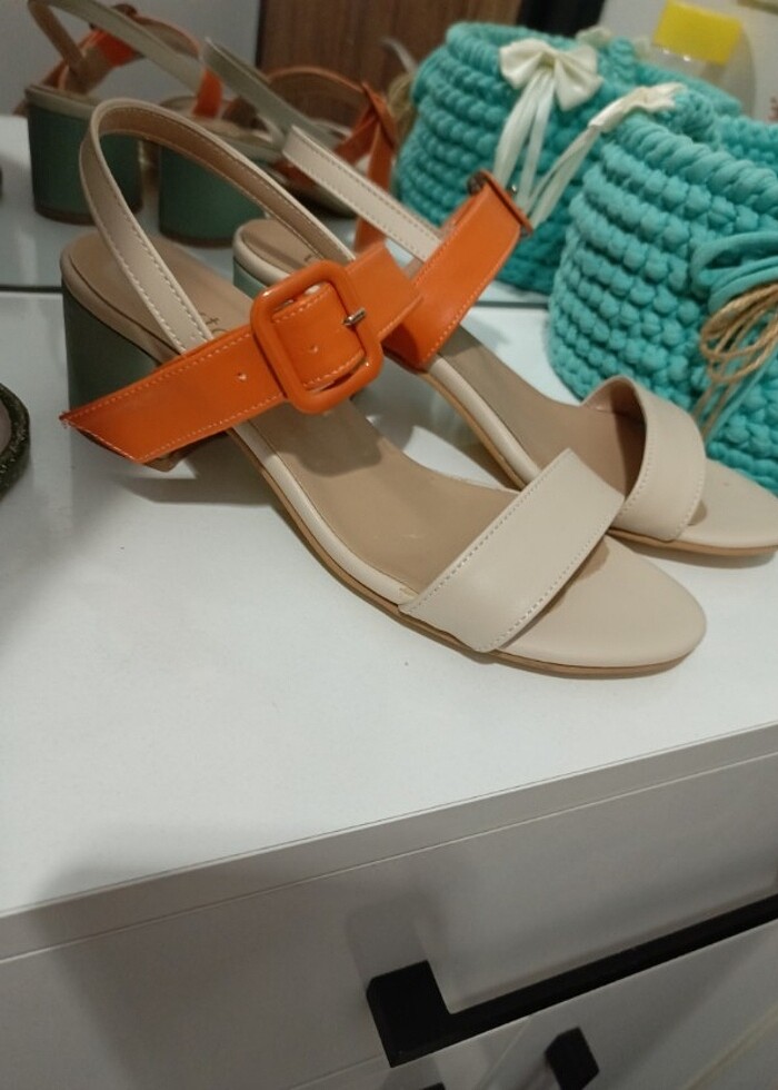 Yazlık sandalet - Görsel 5