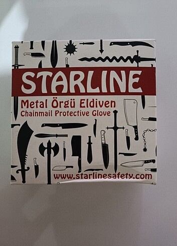 Starline çelik örgü eldiven