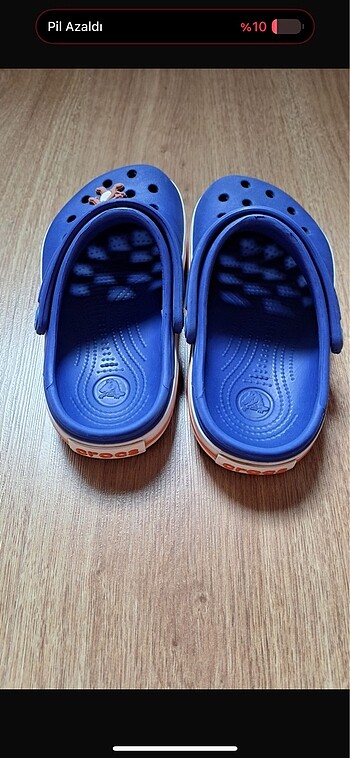 32 Beden mavi Renk crocs terlik erkek çocuk