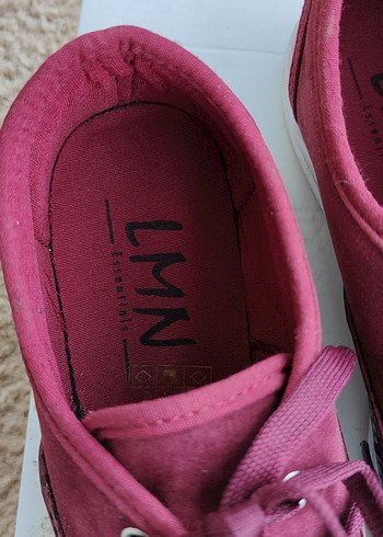 Bordo Kadın Spor Ayakkabı Velcro Bantlı