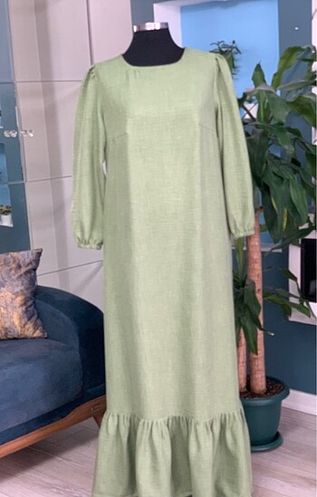 Yesil yazlik elbise