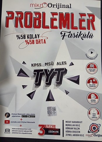 tyt matematik problemler mikroorijinal yayınları
