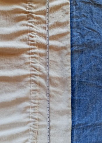 Kadın mavi Beyaz Salaş Denim Tunik - Görsel 4