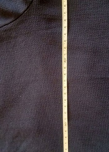 lacivert Uzun Kollu tunik - Görsel 3