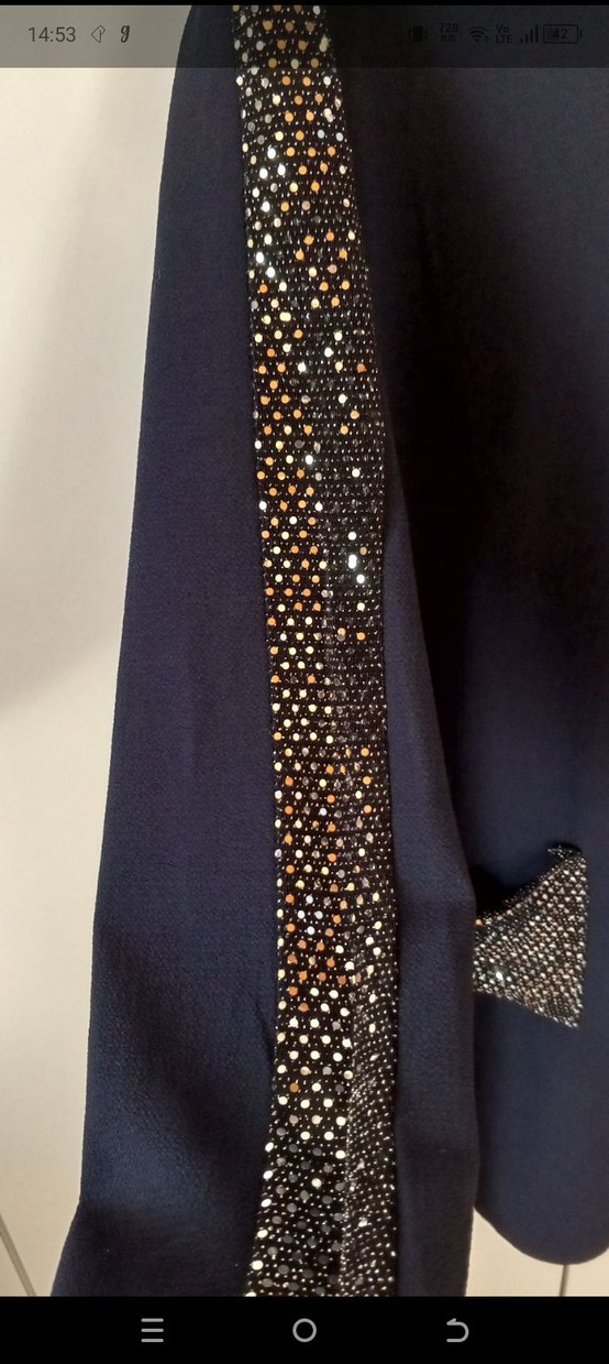 lacivert Uzun Kollu tunik - Görsel 2