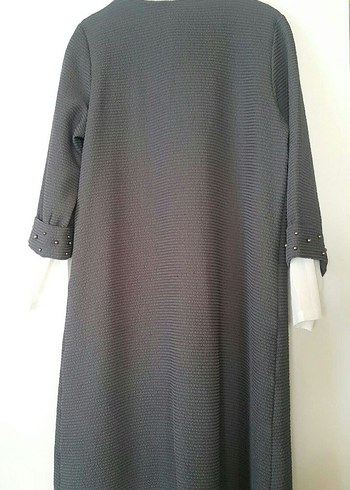 inci detay Gri Uzun ikili takım - Görsel 2