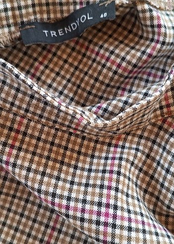 Vintage Kuşaklı kalem tarz tunik elbise - Görsel 7