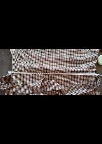 Vintage Kuşaklı kalem tarz tunik elbise - Görsel 6