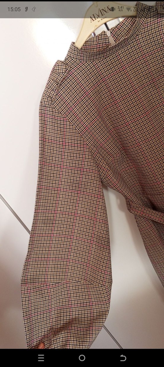 Vintage Kuşaklı kalem tarz tunik elbise - Görsel 2