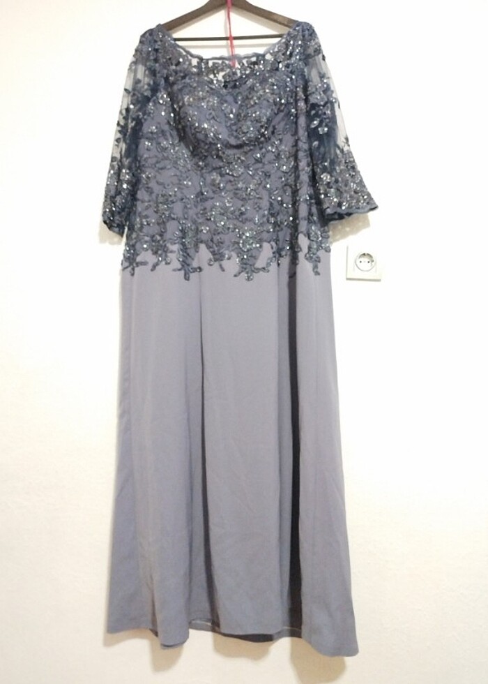 Büyük beden abiye yeni sıkıntısı yok özel dikim kaliteli - Görsel 3