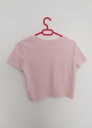 Ambre Solaire Pembe taşlı tişört 