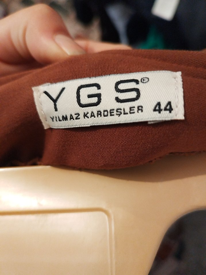 Kahverengi Deri Kemerli Uzun Etek - Görsel 2